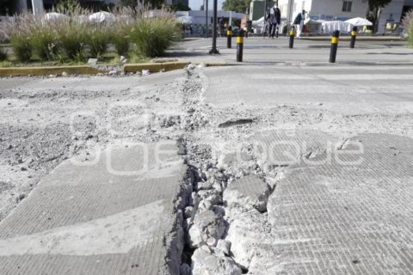 PASO PEATONAL DAÑADO