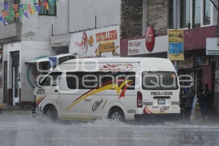 TLAXCALA . LLUVIA