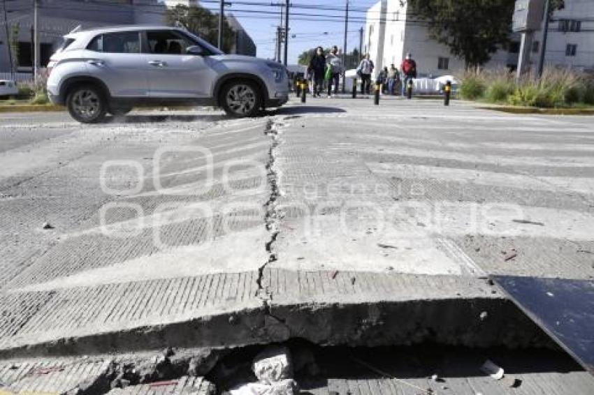 PASO PEATONAL DAÑADO