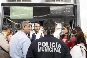 UPAEP . MANIFESTACIÓN INSEGURIDAD