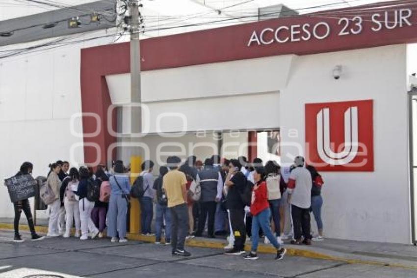 UPAEP . MANIFESTACIÓN INSEGURIDAD