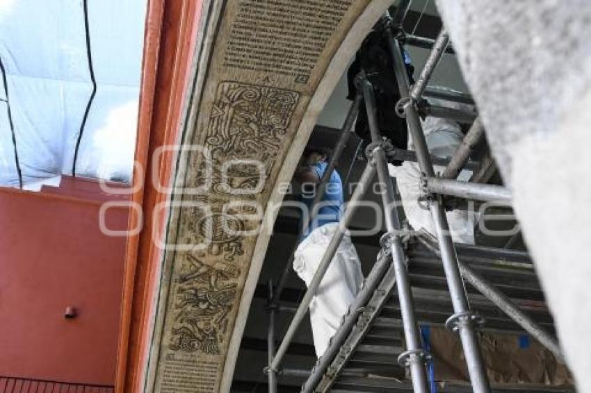 TLAXCALA . RESTAURACIÓN MURALES