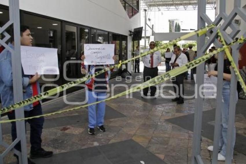 UPAEP . MANIFESTACIÓN INSEGURIDAD