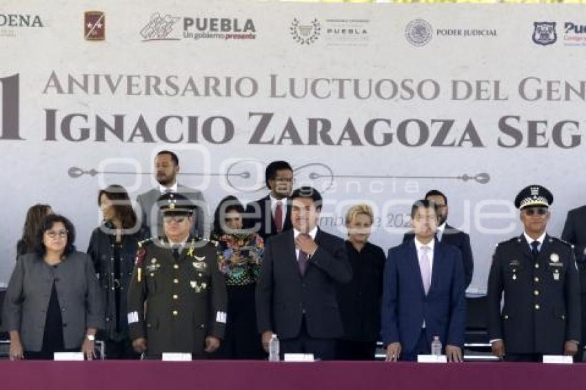 CEREMONIA LUCTUOSA IGNACIO ZARAGOZA