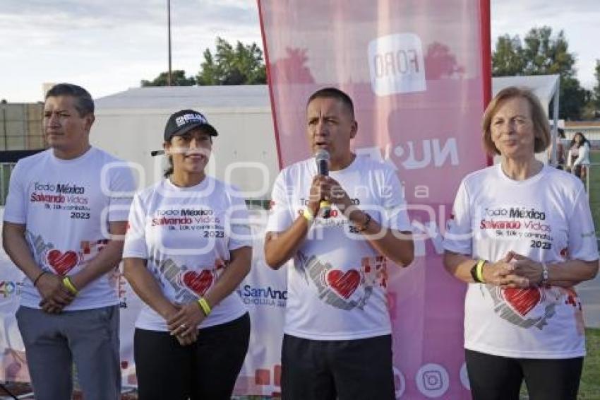 SAN ANDRÉS CHOLULA . CARRERA CRUZ ROJA