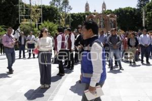 SAN ANDRÉS CHOLULA . SIMULACRO SISMO