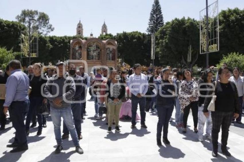 SAN ANDRÉS CHOLULA . SIMULACRO SISMO