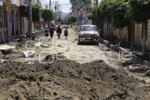 SAN ANDRÉS CHOLULA . PAVIMENTACIÓN CALLES