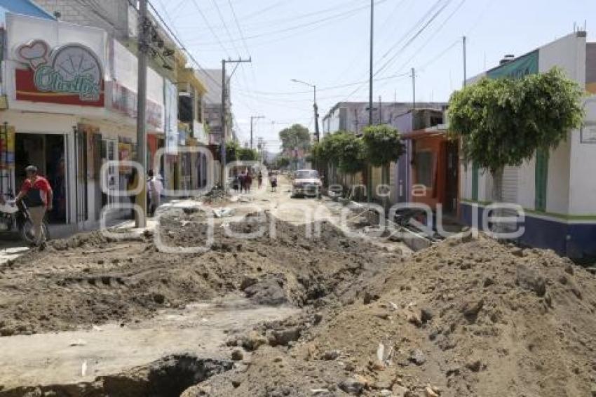 SAN ANDRÉS CHOLULA . PAVIMENTACIÓN CALLES