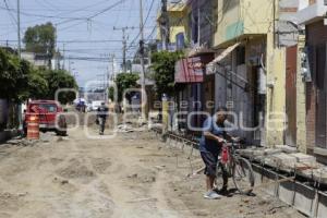 SAN ANDRÉS CHOLULA . PAVIMENTACIÓN CALLES