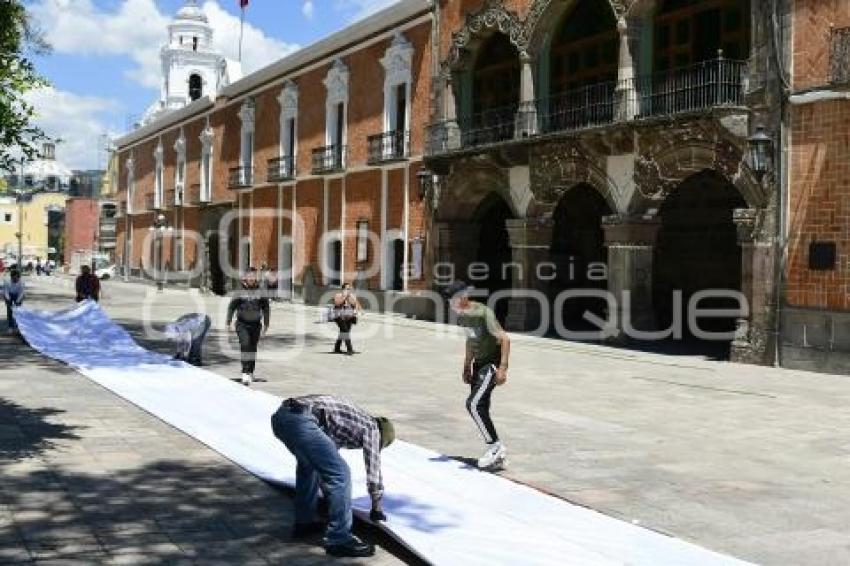 TLAXCALA . PREPARATIVOS 15 SEPTIEMBRE