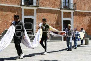 TLAXCALA . PREPARATIVOS 15 SEPTIEMBRE