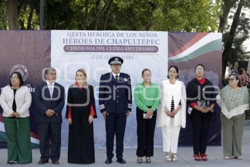 SAN PEDRO CHOLULA . CEREMONIA NIÑOS HÉROES