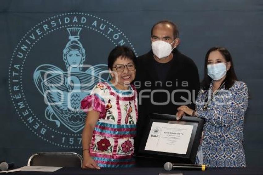 BUAP . HOMENAJE SERGIO JIMÉNEZ