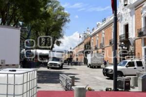 TLAXCALA . PREPARATIVOS FIESTAS PATRIAS