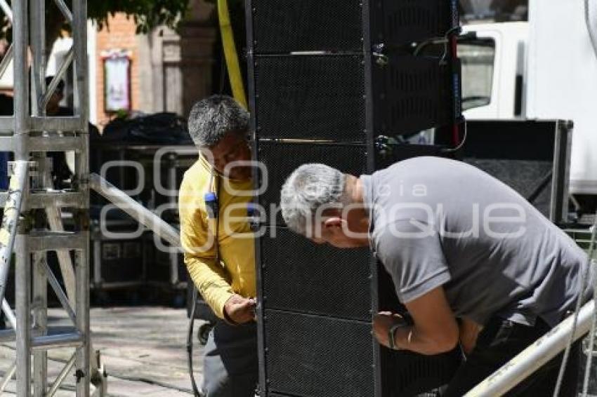 TLAXCALA . PREPARATIVOS FIESTAS PATRIAS