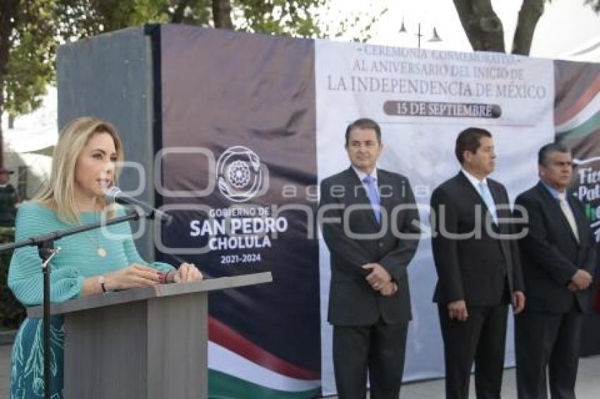 SAN PEDRO CHOLULA . CEREMONIA INDEPENDENCIA