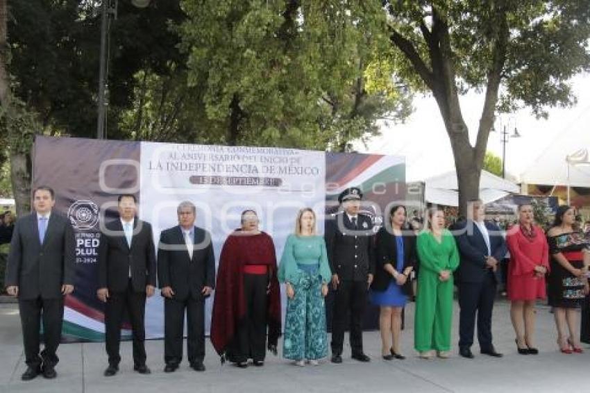 SAN PEDRO CHOLULA . CEREMONIA INDEPENDENCIA