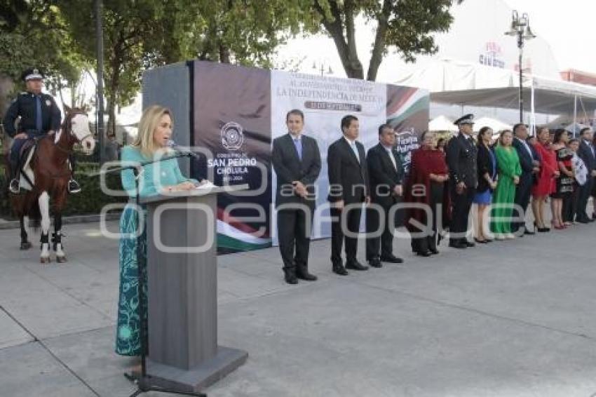 SAN PEDRO CHOLULA . CEREMONIA INDEPENDENCIA