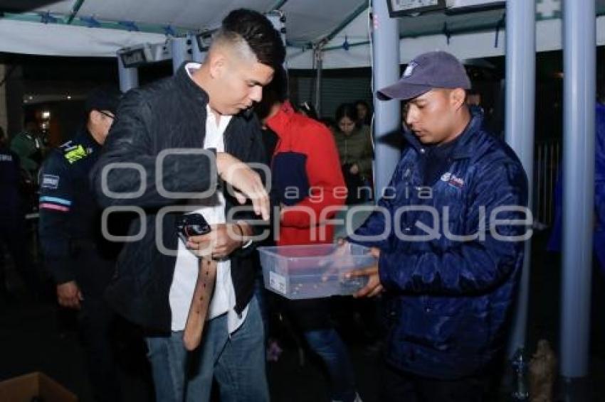 FIESTAS PATRIAS. CERCO DE SEGURIDAD