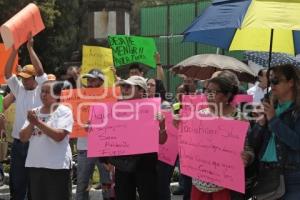 SAN PEDRO CHOLULA . PROTESTA COMERCIANTES