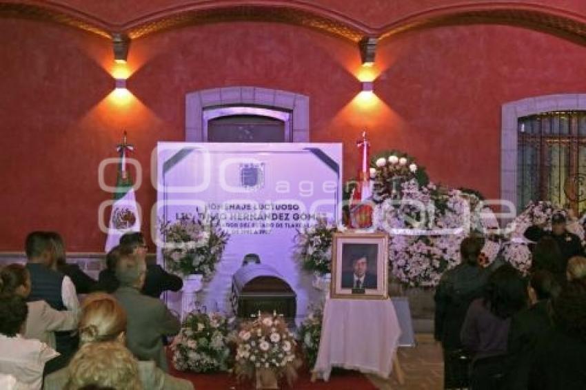 TLAXCALA . HOMENAJE LUCTUOSO EXGOBERNADOR