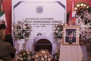 TLAXCALA . HOMENAJE LUCTUOSO EXGOBERNADOR