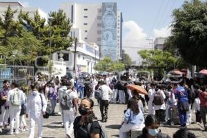 SIMULACRO SISMO . FACULTAD MEDICINA