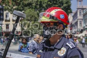 SIMULACRO SISMO . ZÓCALO