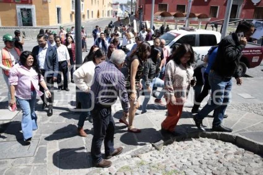 SIMULACRO SISMO . CASA AGUAYO