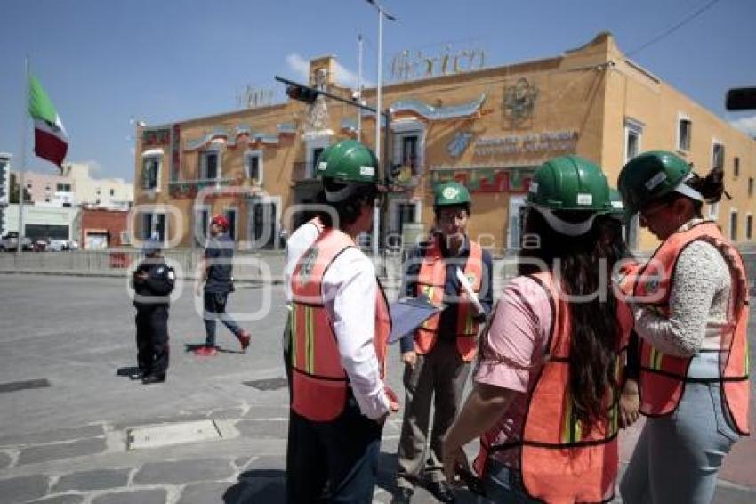 SIMULACRO SISMO . CASA AGUAYO