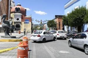 TLAXCALA . CIERRE CALLES