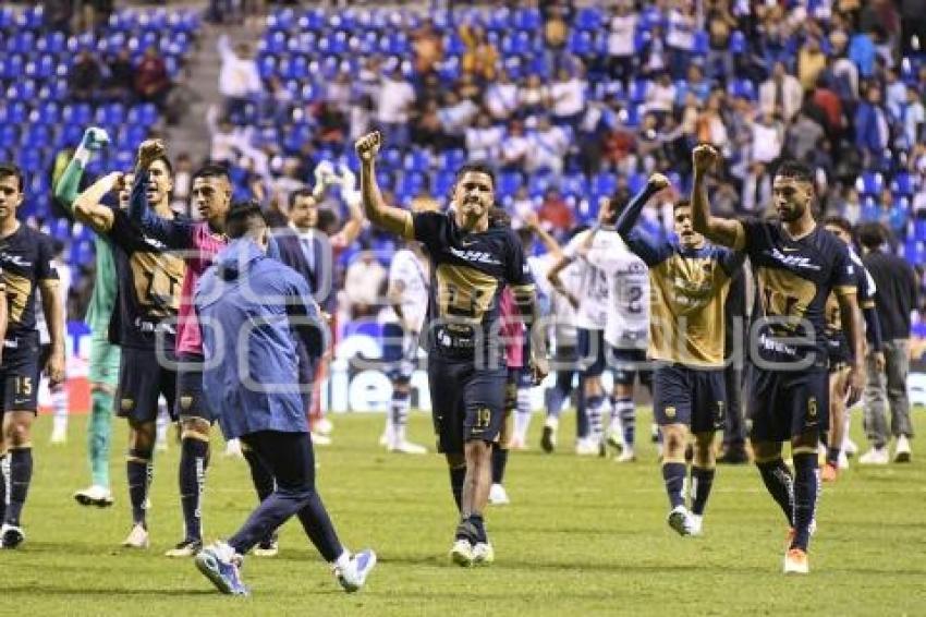 FÚTBOL . CLUB PUEBLA VS PUMAS