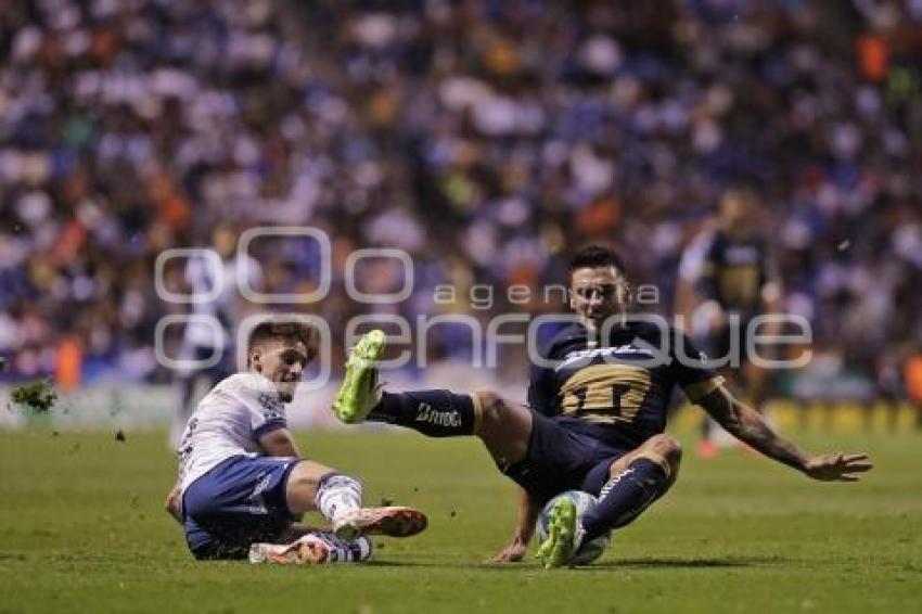 FÚTBOL . CLUB PUEBLA VS PUMAS