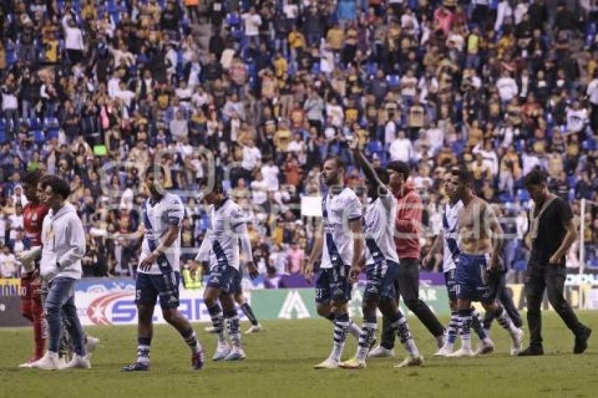 FÚTBOL . CLUB PUEBLA VS PUMAS