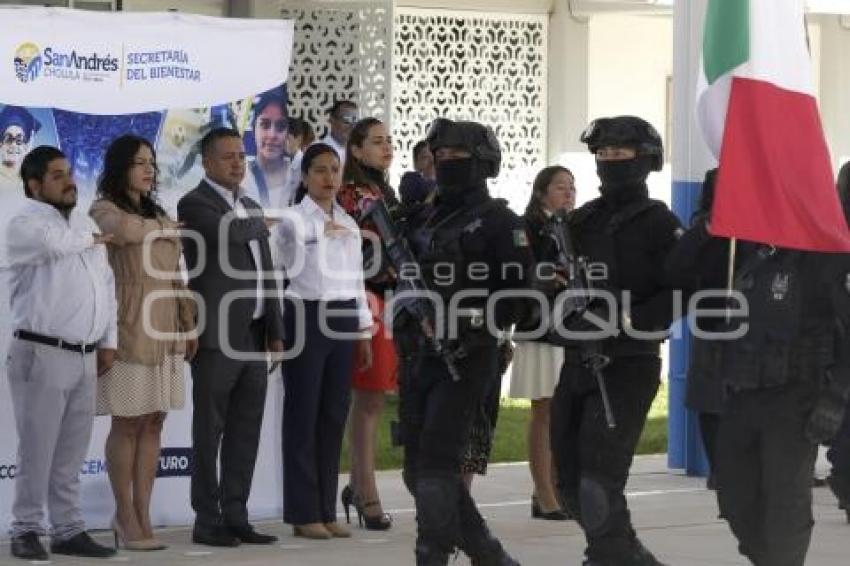 SAN ANDRÉS CHOLULA . CEREMONIA CÍVICA