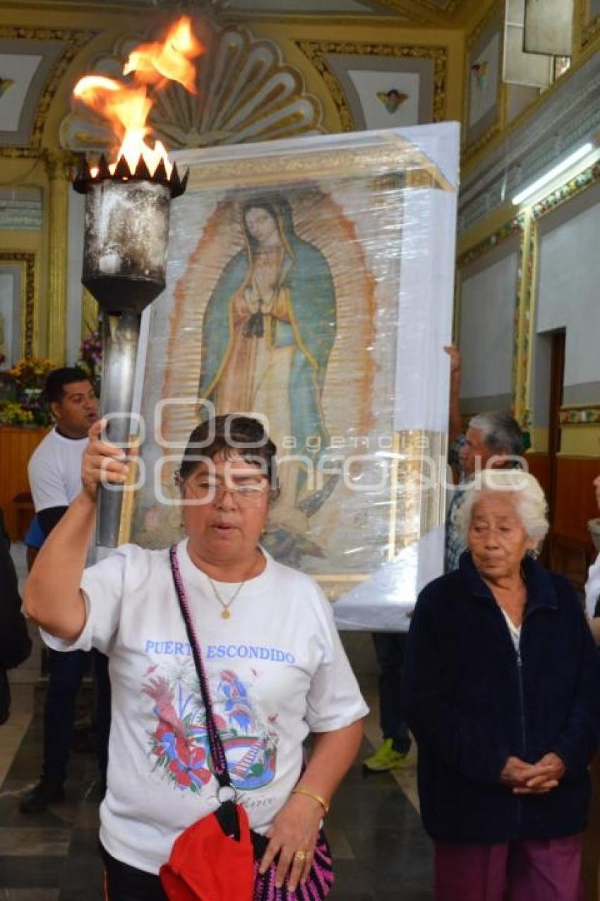 ATLIXCO . ANTORCHA GUADALUPANA