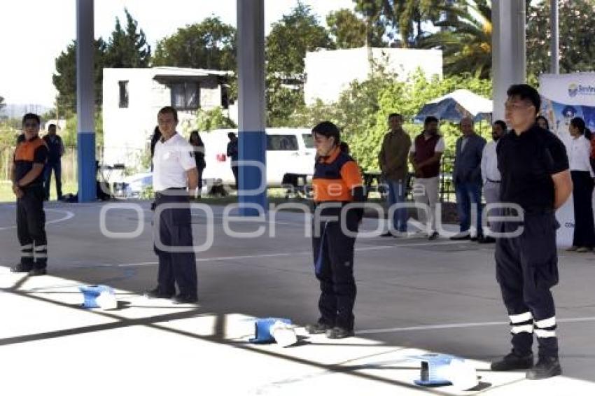 SAN ANDRÉS CHOLULA . CEREMONIA CÍVICA