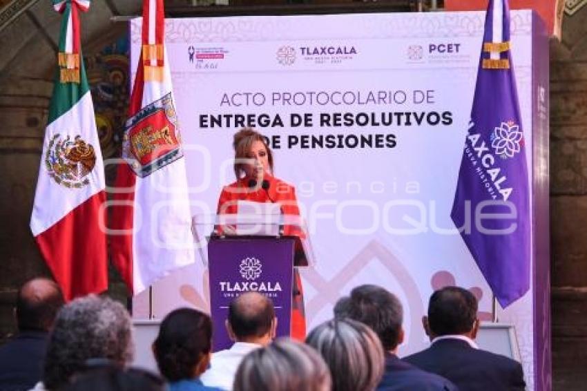 TLAXCALA . RESOLUTIVO PENSIONES