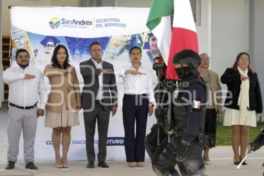 SAN ANDRÉS CHOLULA . CEREMONIA CÍVICA