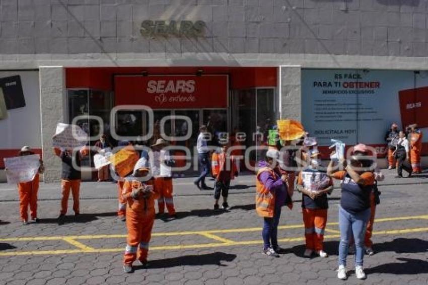 MANIFESTACIÓN . PERSONAL DE LIMPIA