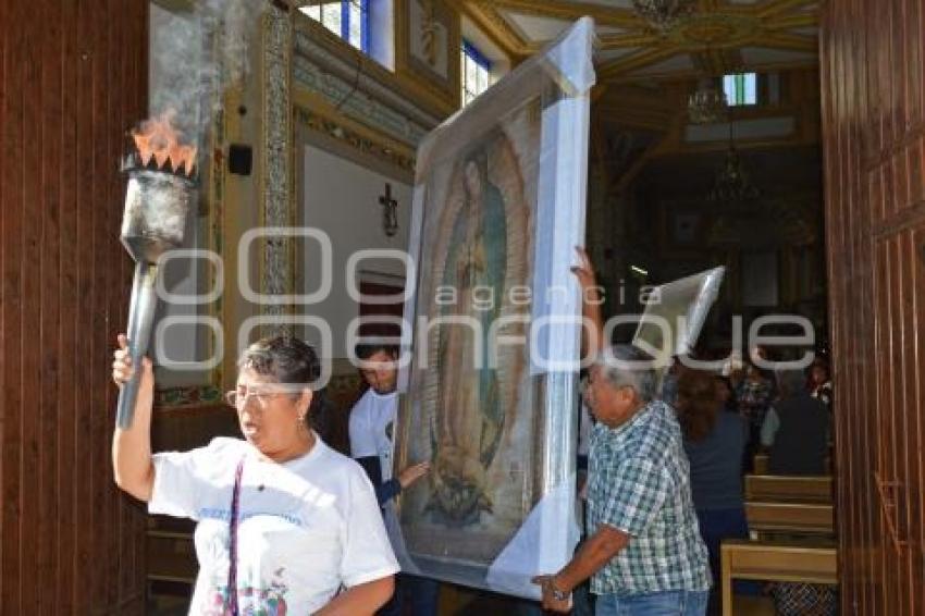 ATLIXCO . ANTORCHA GUADALUPANA