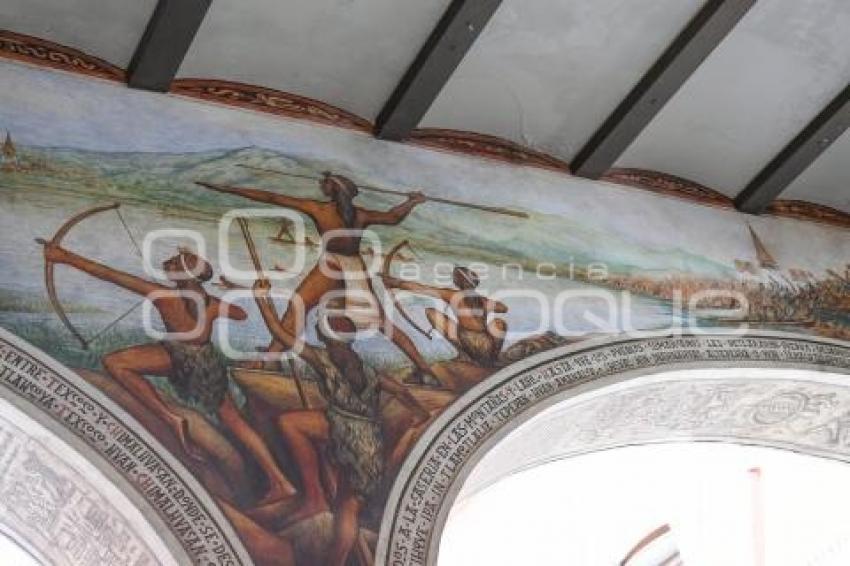 TLAXCALA . MURALES PALACIO GOBIERNO