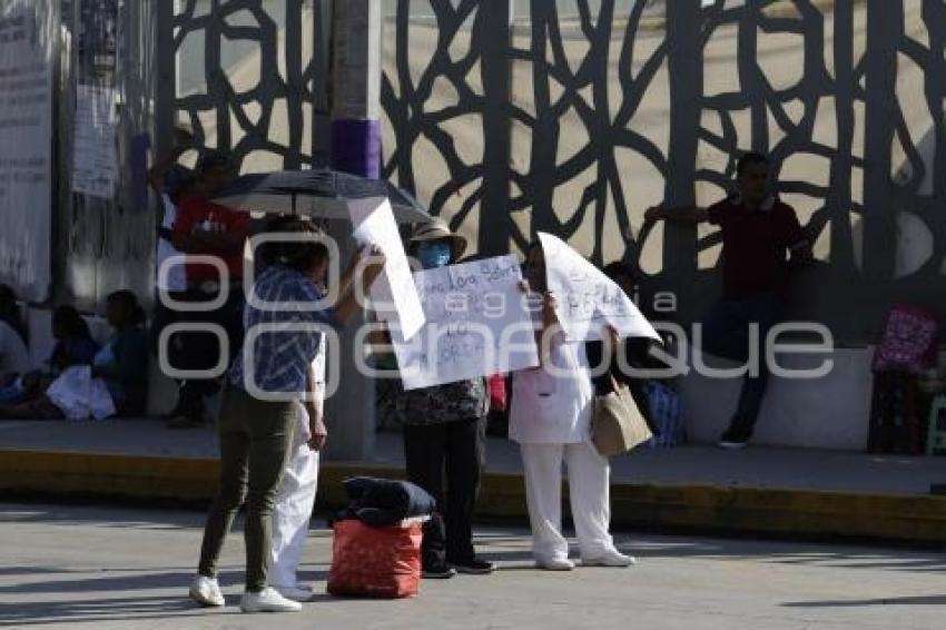 MANIFESTACIÓN . TRABAJADORES HNP