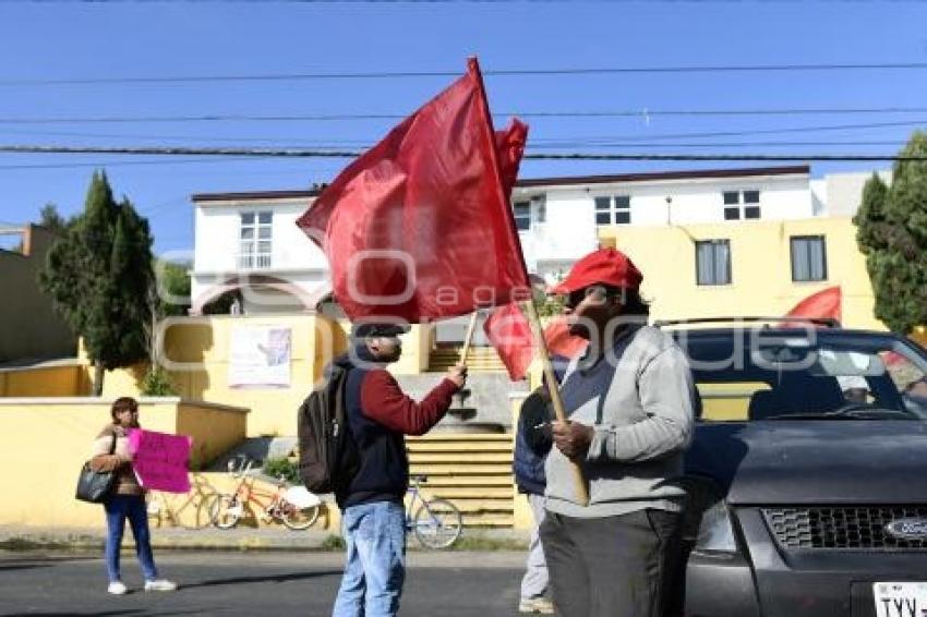 TLAXCALA . MANIFESTACIÓN ACUITLAPILCO 