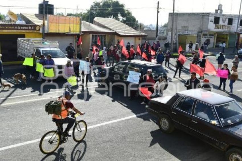 TLAXCALA . MANIFESTACIÓN ACUITLAPILCO