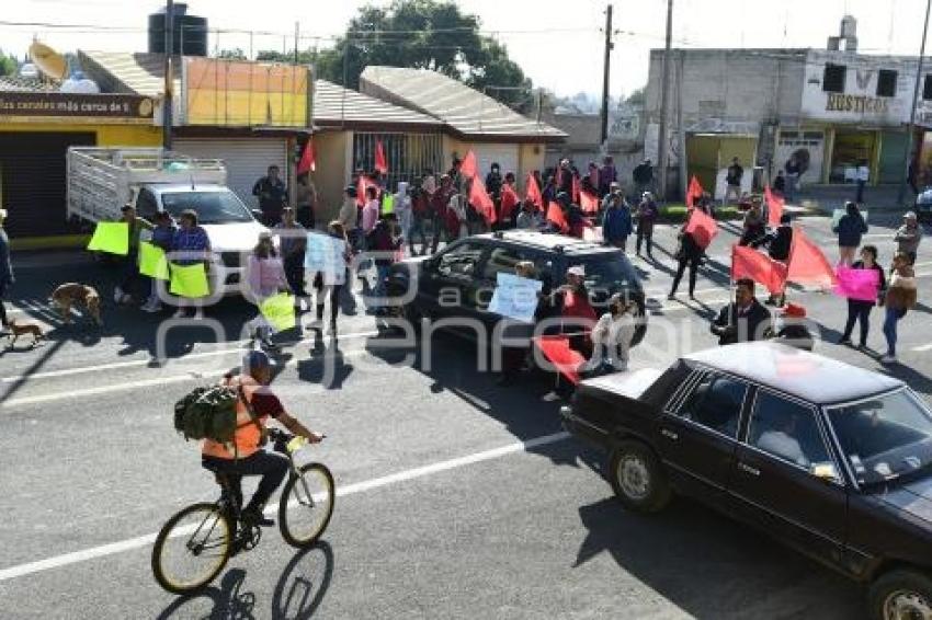 TLAXCALA . MANIFESTACIÓN ACUITLAPILCO 