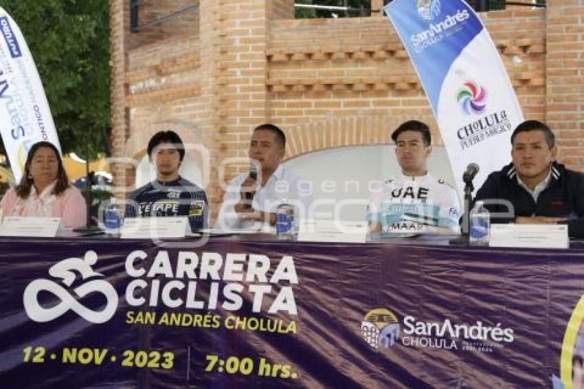 SAN ANDRÉS CHOLULA . CARRERA CICLISTA