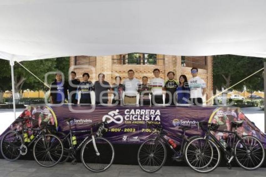 SAN ANDRÉS CHOLULA . CARRERA CICLISTA