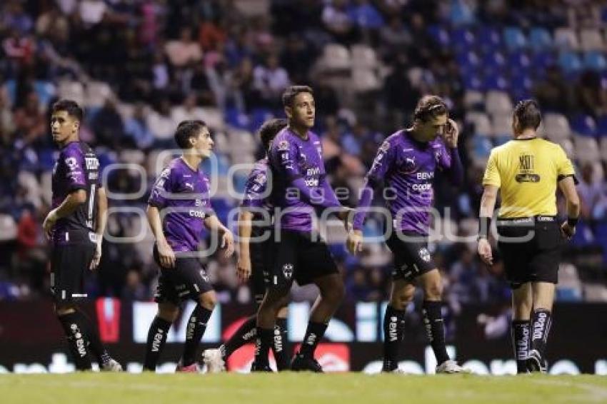 FÚTBOL . CLUB PUEBLA VS MONTERREY